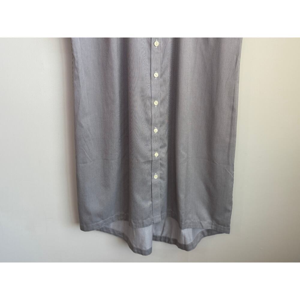 Hinson Wu Lori Striped Mini Shirt Dress Tahitian Pearl/White Women's Size 6 NWT - Picture 4 of 13